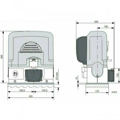 CAME BK-1800 привод для откатных ворот CAME BK-1800 привод для откатных ворот