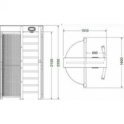 CAME GUARDIAN 001PSGS4A полноростовый однопроходный турникет CAME GUARDIAN 001PSGS4A полноростовый однопроходный турникет