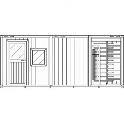 Мобильный бокс CAME CONTAINER 6M A 001PSGC6MA Мобильный бокс CAME CONTAINER 6M A 001PSGC6MA