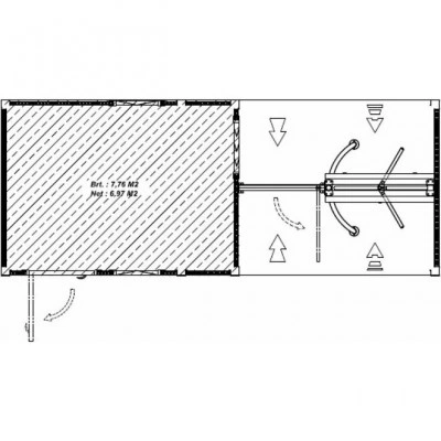 Мобильный бокс CAME CONTAINER 6M B 001PSGC6MB Мобильный бокс CAME CONTAINER 6M B 001PSGC6MB