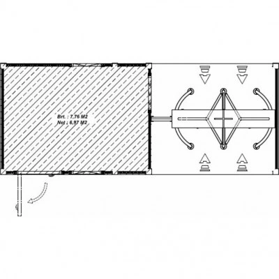 Мобильный бокс CAME CONTAINER 6M C 001PSGC6MC Мобильный бокс CAME CONTAINER 6M C 001PSGC6MC