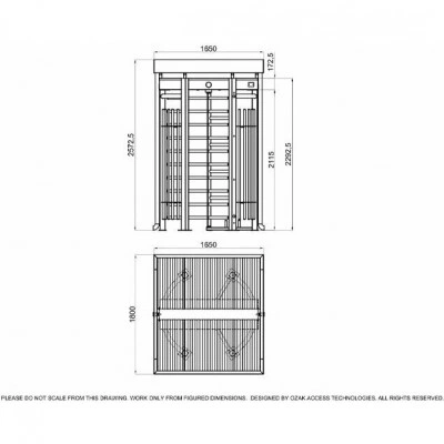Полноростовой турникет CAME GUARDIAN BTX 300 S ROOF 001PSGS3BROOF Полноростовой турникет CAME GUARDIAN BTX 300 S ROOF 001PSGS3BROOF