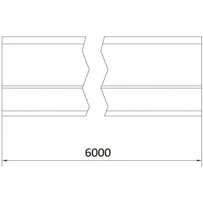 Направляющий рельс CAME STAGE MB 6 1700011 Направляющий рельс CAME STAGE MB 6 1700011
