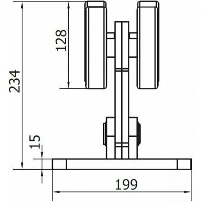 Роликовая тележка CAME SPEED L 1700018 Роликовая тележка CAME SPEED L 1700018