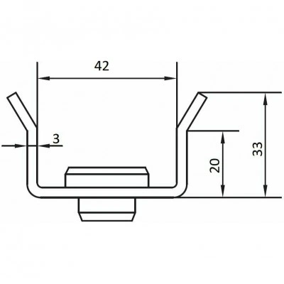 Улавливатель CAME DOCK 42 1700054 Улавливатель CAME DOCK 42 1700054