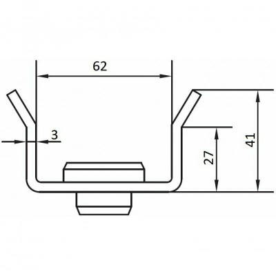 Улавливатель CAME DOCK 62 1700056 Улавливатель CAME DOCK 62 1700056