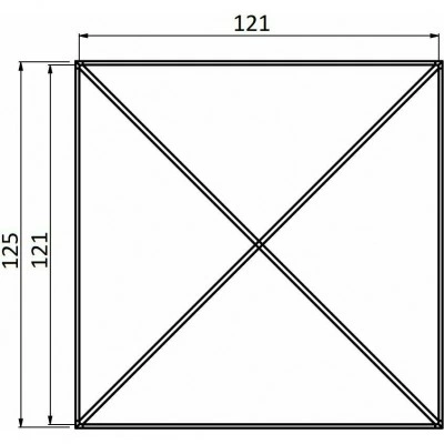 Заглушка CAME ROOF 12 B 1700065 Заглушка CAME ROOF 12 B 1700065