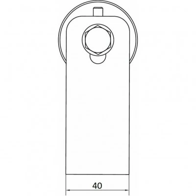 Петля CAME AB 50 A 1700112 Петля CAME AB 50 A 1700112
