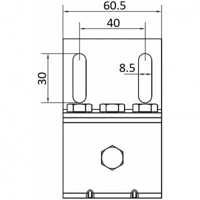 Кронштейн CAME DB 57 1700138 Кронштейн CAME DB 57 1700138