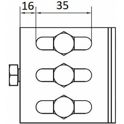 Кронштейн CAME DB 57 1700138 Кронштейн CAME DB 57 1700138
