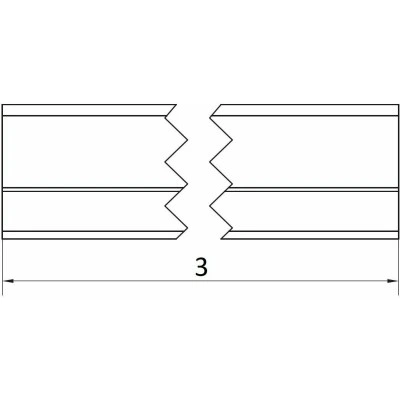 Направляющий рельс CAME STAGE SB 3 1700167 Направляющий рельс CAME STAGE SB 3 1700167