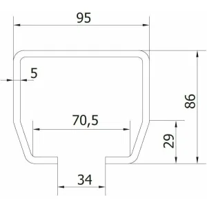Рельс направляющий оцинкованный 3 м STAGE MZ 3 CAME 1700170 (КАМЕ) Рельс направляющий оцинкованный 3 м STAGE MZ 3 CAME 1700170 (КАМЕ)