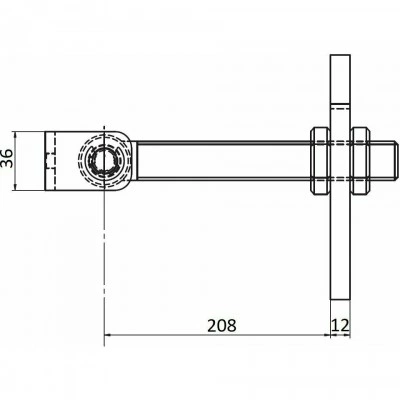 Петля CAME HL 24 G 1700188 Петля CAME HL 24 G 1700188
