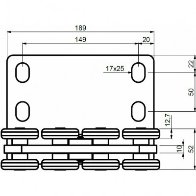 Роликовая тележка CAME SPEED SK 1700189 Роликовая тележка CAME SPEED SK 1700189