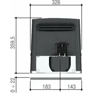 Привод 230 В для откатных ворот, встроенный блок управления ZBKN CAME 801MS-0080 (КАМЕ) Привод 230 В для откатных ворот, встроенный блок управления ZBKN CAME 801MS-0080 (КАМЕ)