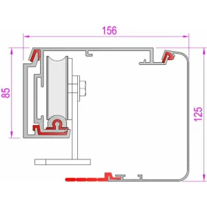 Автоматика для одностворчатой раздвижной двери FLUO-SLE STANDARD EMERGENCY CAME 818SL-0016 (КАМЕ) Автоматика для одностворчатой раздвижной двери FLUO-SLE STANDARD EMERGENCY CAME 818SL-0016 (КАМЕ)