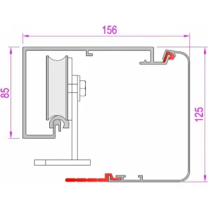 Автоматика для двустворчатой раздвижной двери FLUO-SLB BASIC, короб 3300 мм CAME 818SL-0064 (КАМЕ) Автоматика для двустворчатой раздвижной двери FLUO-SLB BASIC, короб 3300 мм CAME 818SL-0064 (КАМЕ)