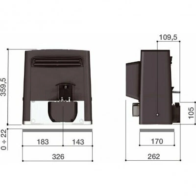 Комплект автоматики для откатных ворот CAME BKS18AGS RC KIT 8K01MS-047 Комплект автоматики для откатных ворот CAME BKS18AGS RC KIT 8K01MS-047