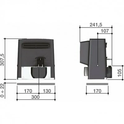 Комплект автоматики CAME BX 608 RC KIT 8K01MS-049 Комплект автоматики CAME BX 608 RC KIT 8K01MS-049