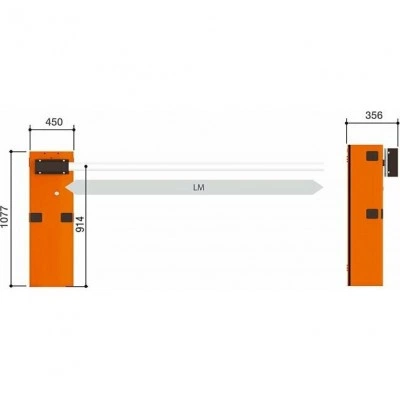 Комплект шлагбаума CAME G6500 Classico G6500 KIT Комплект шлагбаума CAME G6500 Classico G6500 KIT
