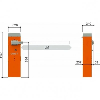 Комплект шлагбаума CAME GARD LT4 combo KIT GLT4 KIT Комплект шлагбаума CAME GARD LT4 combo KIT GLT4 KIT