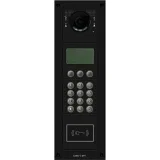 Вызывная вандалозащитная IP-видеопанель MTM с кодонаборной клавиатурой, дисплеем и считывателем, 4 модуля, цвет темно-серый CAME MTM-R26